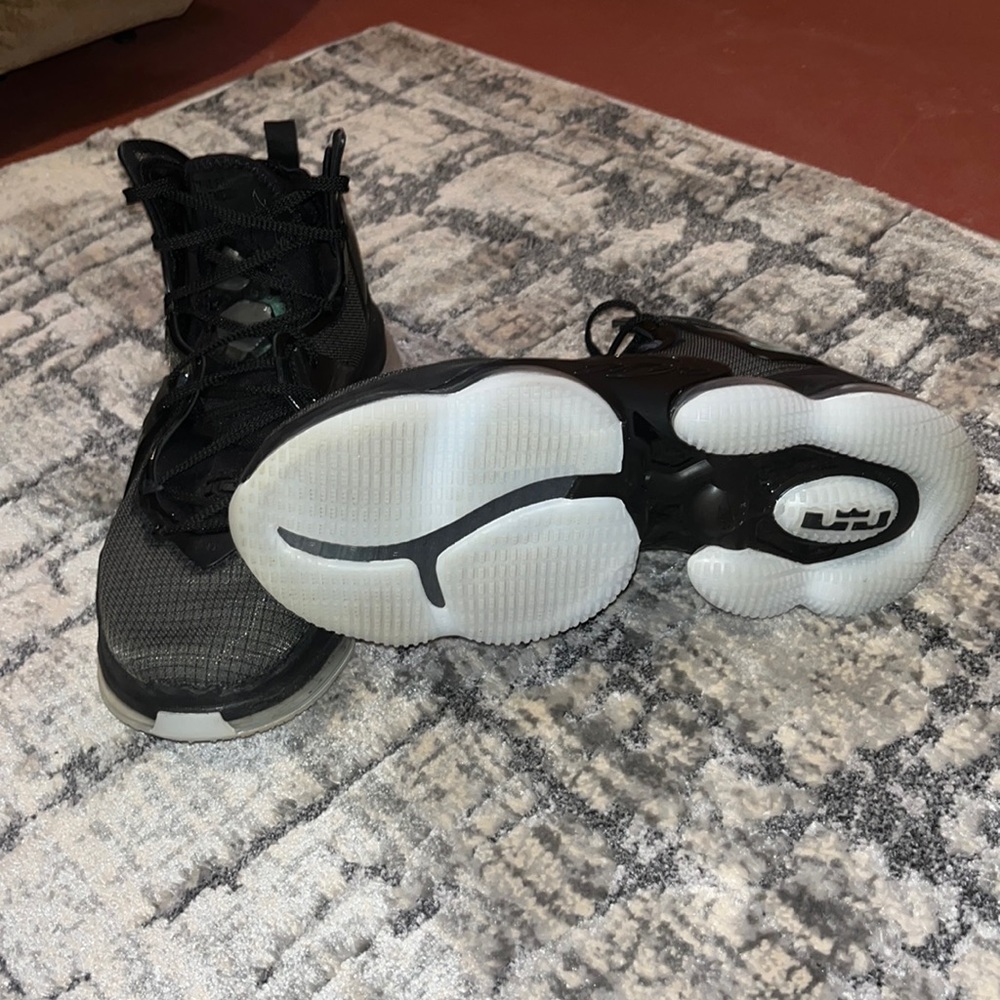LeBron 19s black and mint